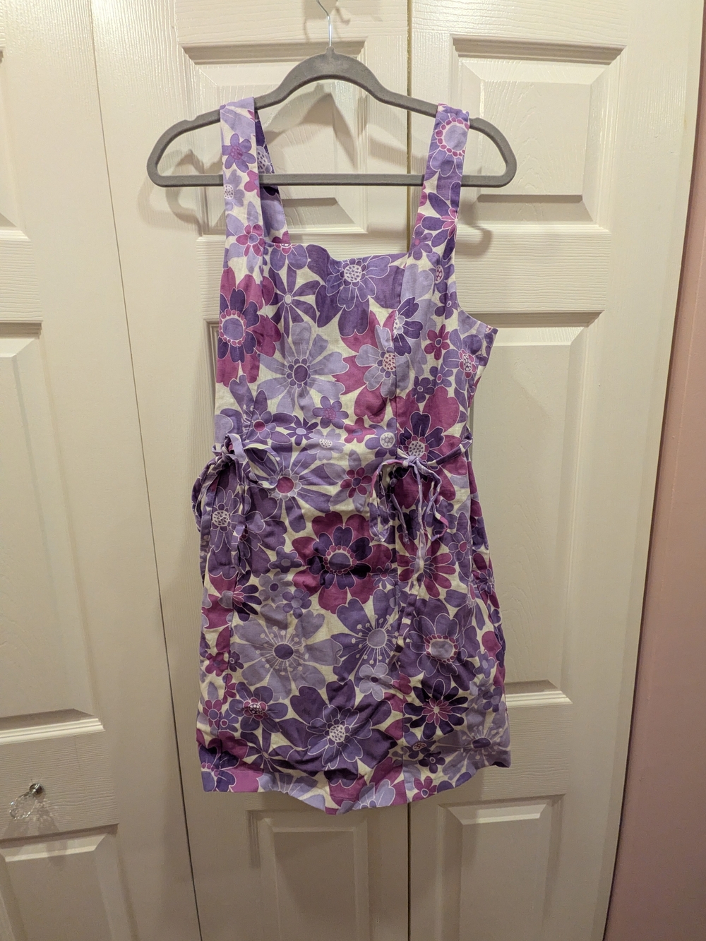 Woman's Floral Purple Sundress